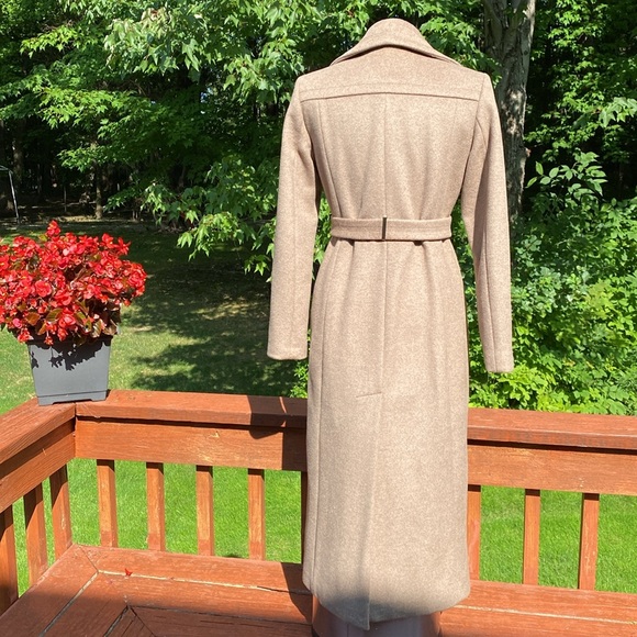 NWOT, Calvin Klein maxi coat, brown/taupe color,see measurements and photos - Picture 3 of 15